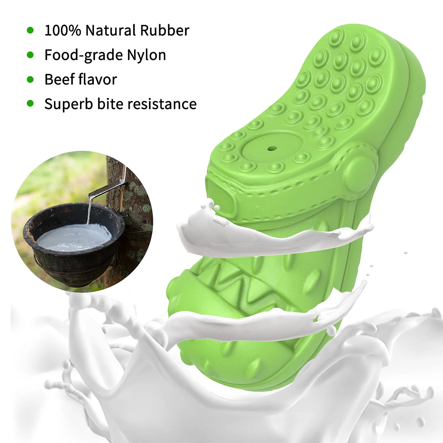 Squeaky Dog Chew Toy - Durable Shoe-Shaped Toy for Aggressive Chewers with Teeth Cleaning Benefits